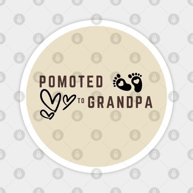 Promoted To Grandpa Magnet by unn4med